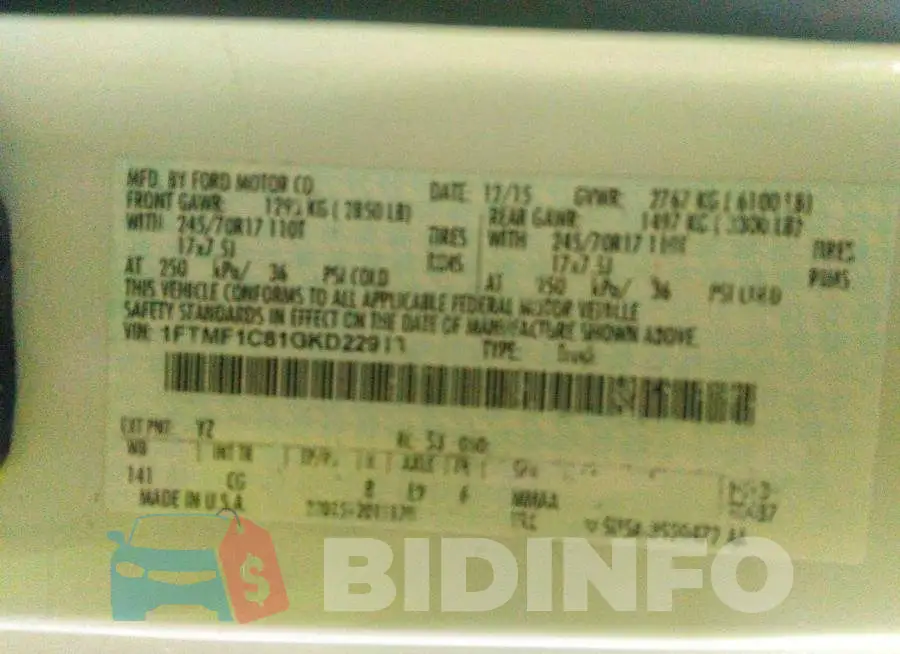 1FTMF1C81GKD22913 Photo# 9
