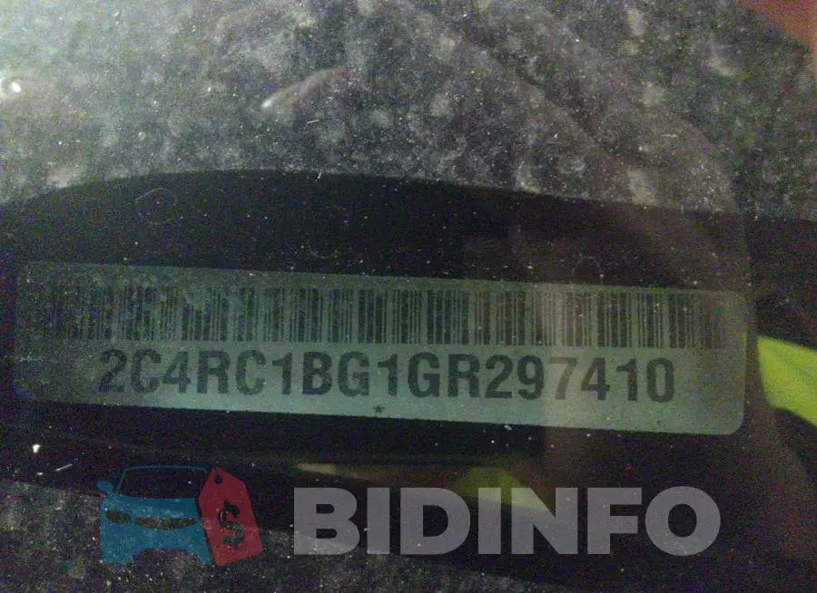 2C4RC1BG1GR297410 Photo# 9