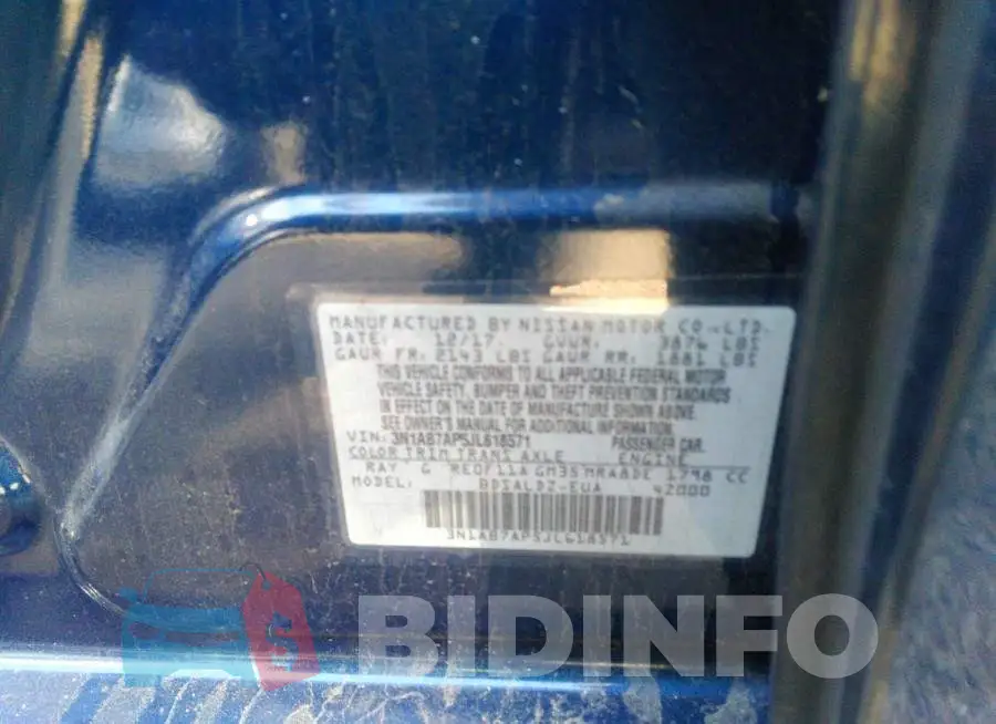 3N1AB7AP5JL618571 Photo# 9