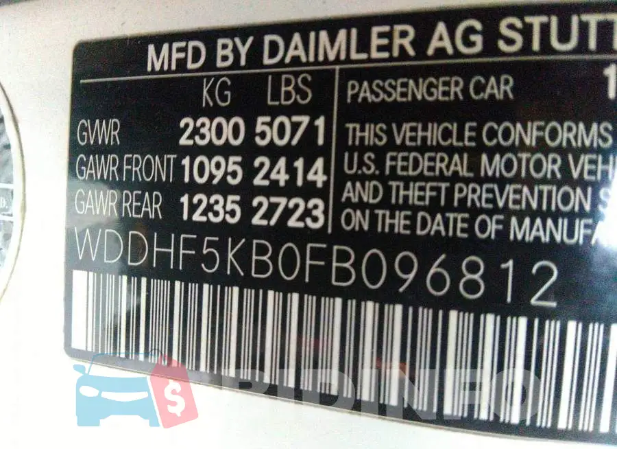 WDDHF5KB0FB096812 Photo# 9