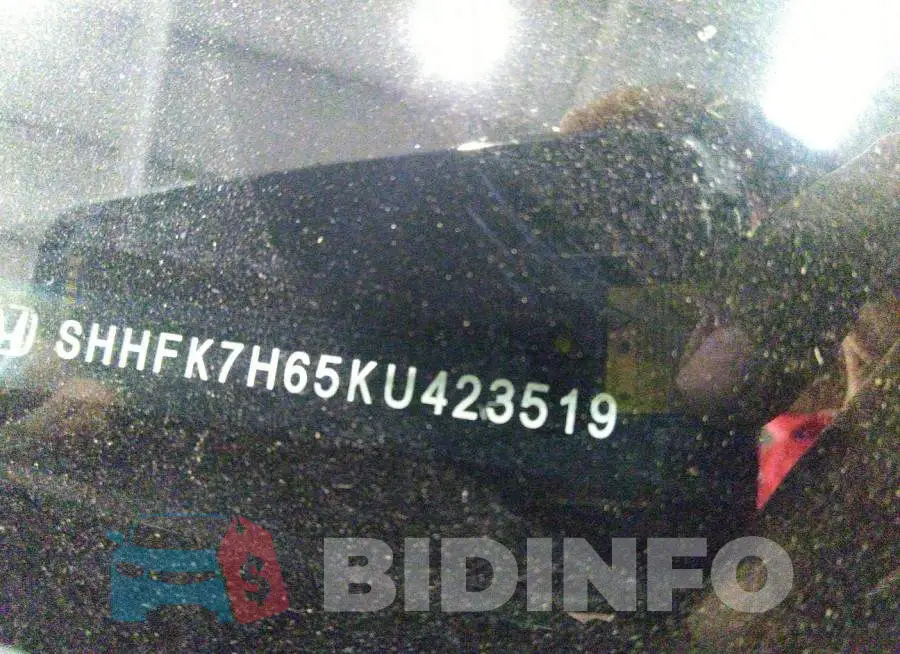 00HFK7H65KU423519 Photo# 9
