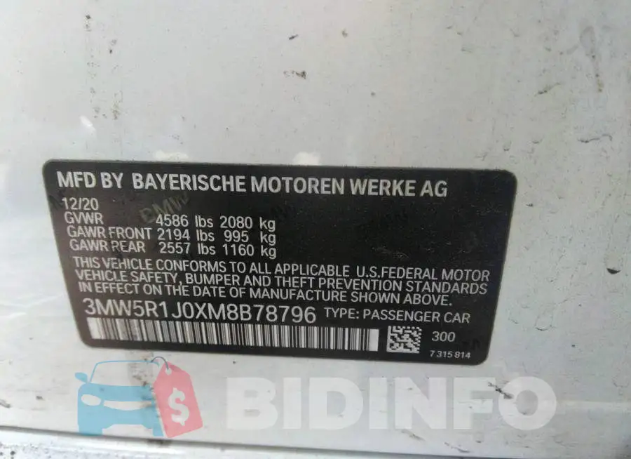 3MW5R1J0XM8B78796 Photo# 9