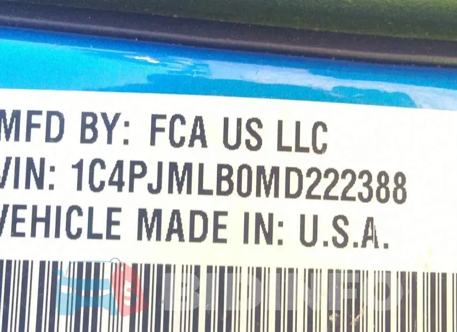 1C4PJMLB0MD222388 Photo# 9