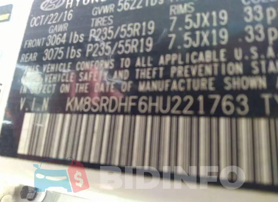 KM8SRDHF6HU221763 Photo# 9