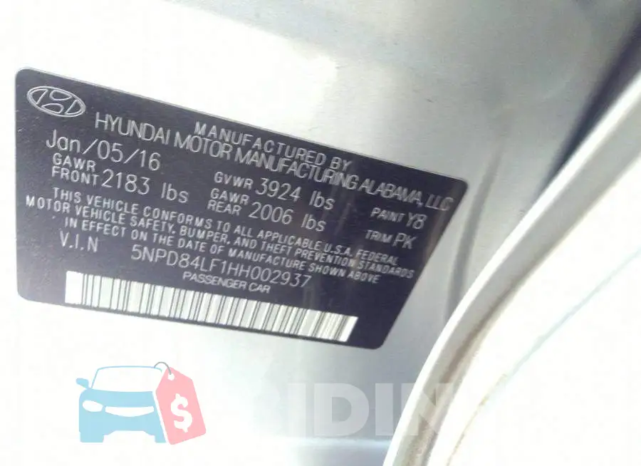 5NPD84LF1HH002937 Photo# 9