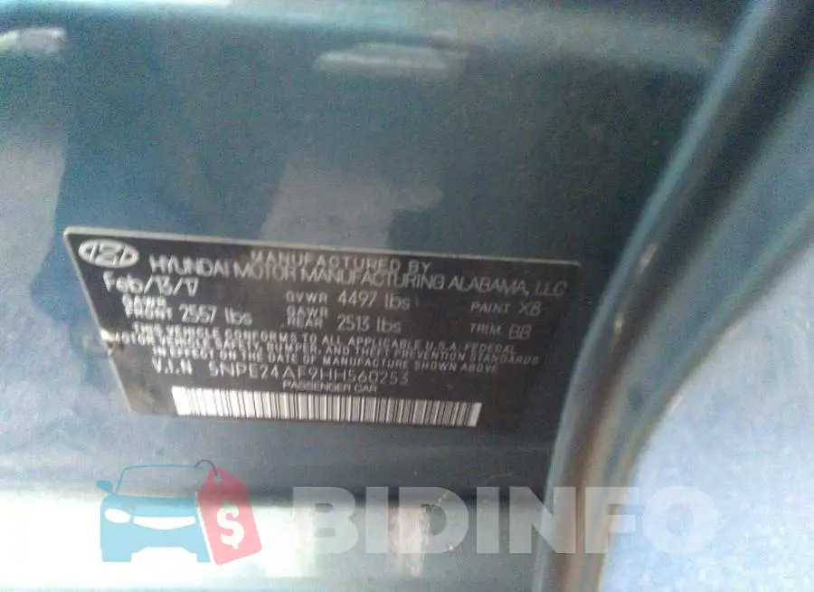 5NPE24AF9HH560253 Photo# 9