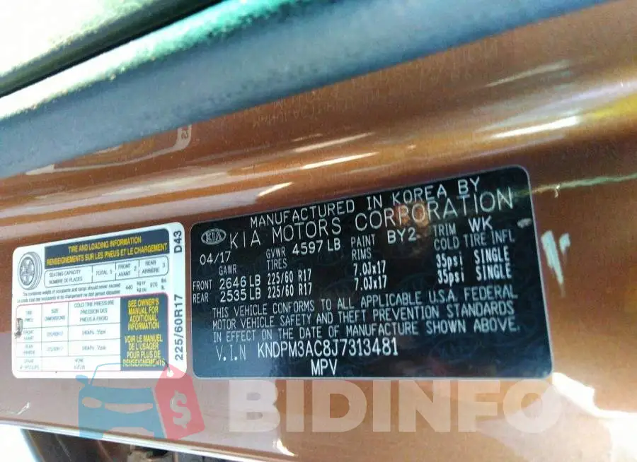 KNDPM3AC8J7313481 Photo# 9