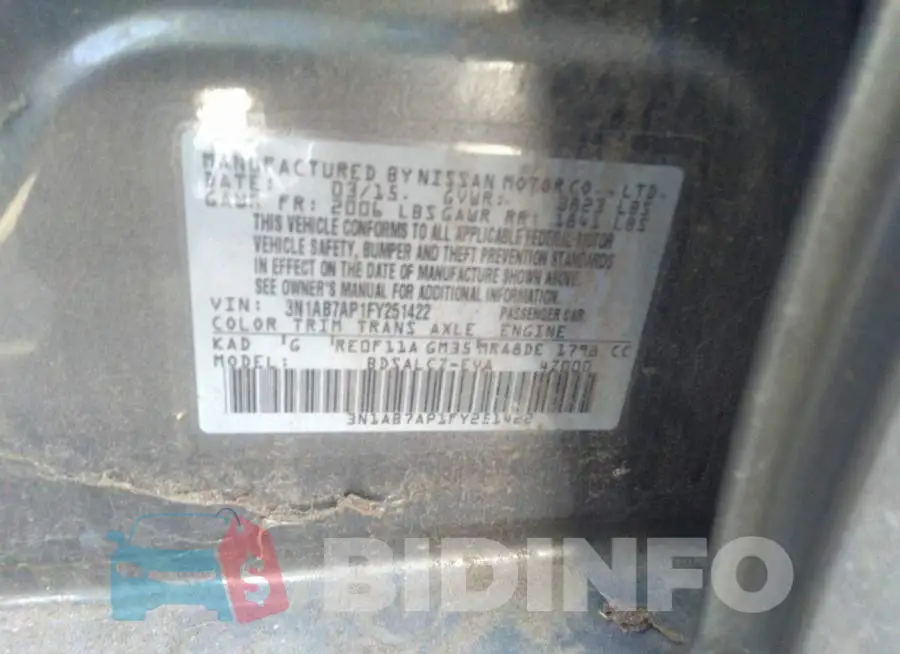 3N1AB7AP1FY251422 Photo# 9