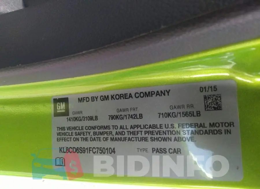 KL8CD6S91FC750104 Photo# 9