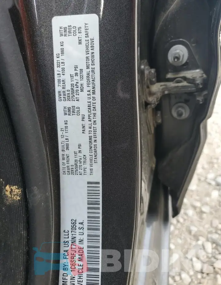 1C6SRFJT7NN170562 Photo# 12