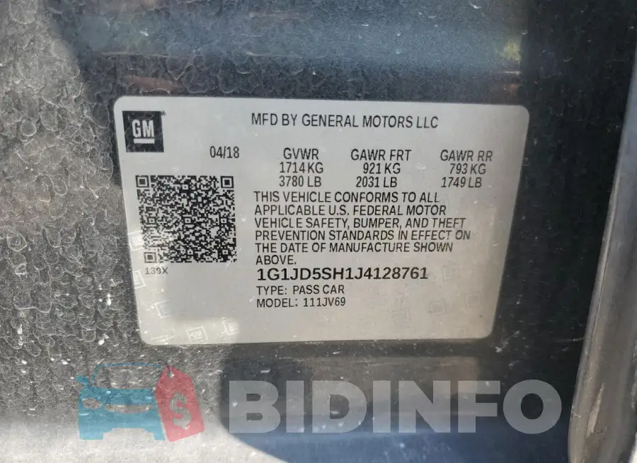 1G1JD5SH1J4128761 Photo# 12