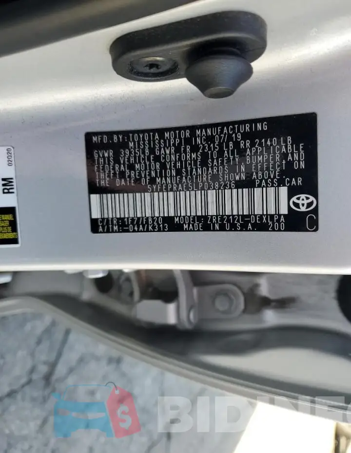 5YFEPRAE5LP038236 Photo# 12