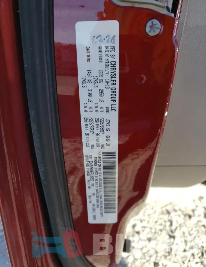 2C4RVABG8ER135023 Photo# 13