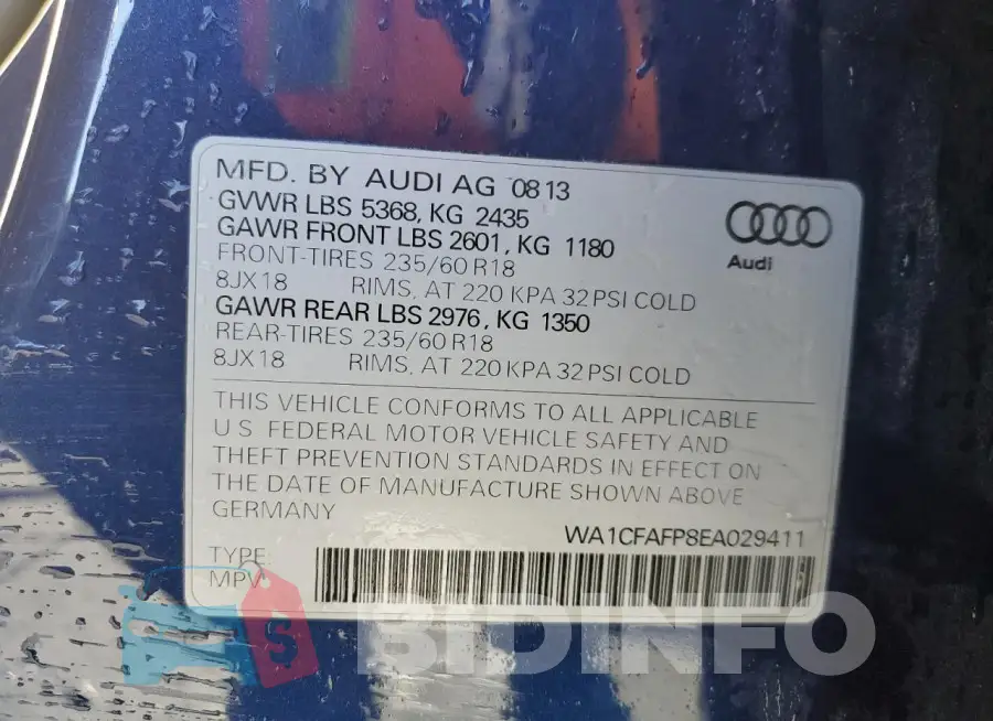 WA1CFAFP8EA029411 Photo# 12