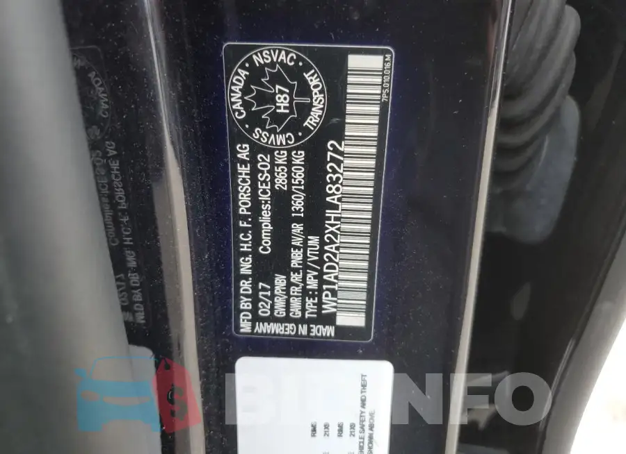 WP1AD2A2XHLA83272 Photo# 13