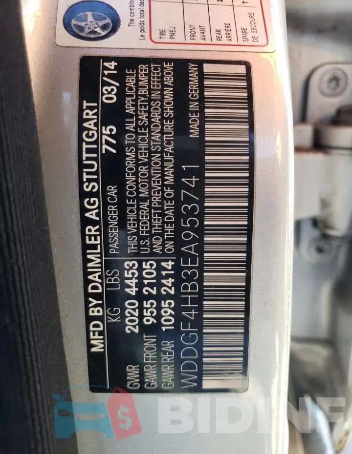 WDDGF4HB3EA953741 Photo# 12