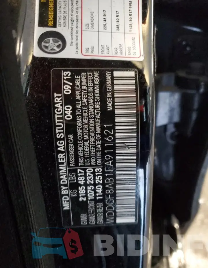 WDDGF8AB1EA911621 Photo# 13