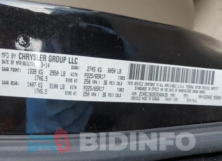 2C4RC1BG9ER348438 Photo# 13