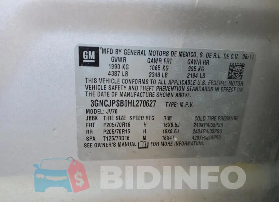 3GNCJPSB0HL270627 Photo# 12