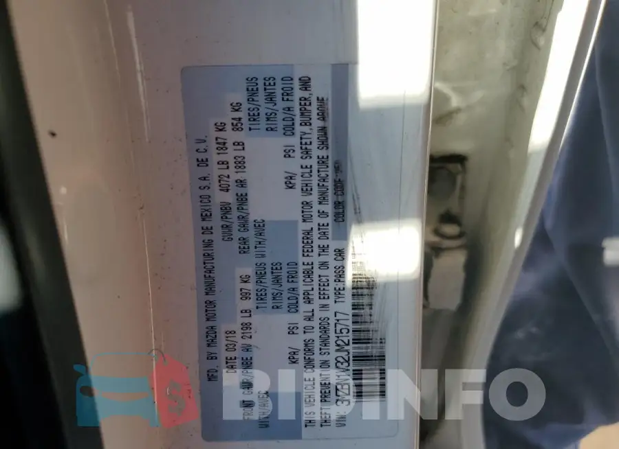 3MZBN1V32JM215717 Photo# 12