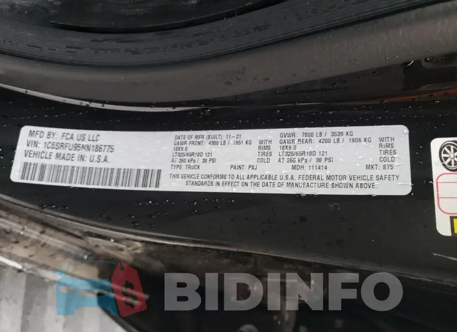 1C6SRFU95NN186775 Photo# 12