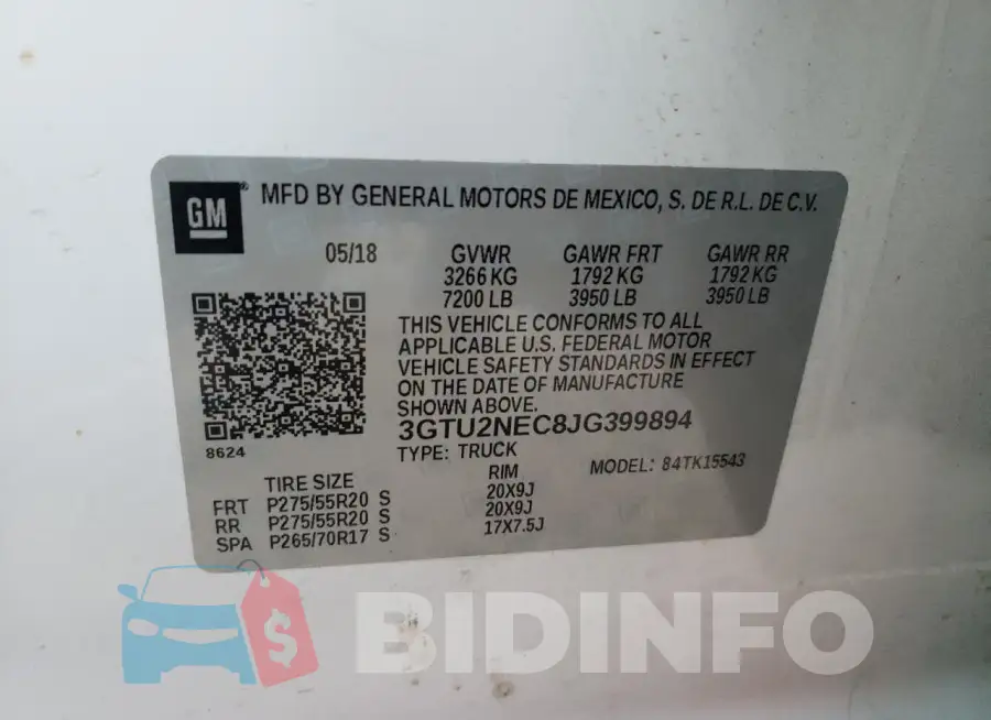 3GTU2NEC8JG399894 Photo# 12