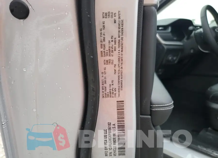 1C4RJGBGXP8856182 Photo# 13