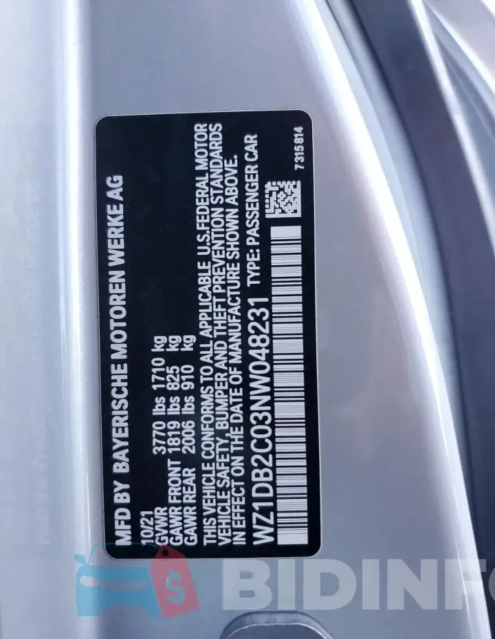 WZ1DB2C03NW048231 Photo# 12