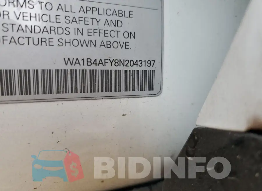 WA1B4AFY8N2043197 Photo# 12