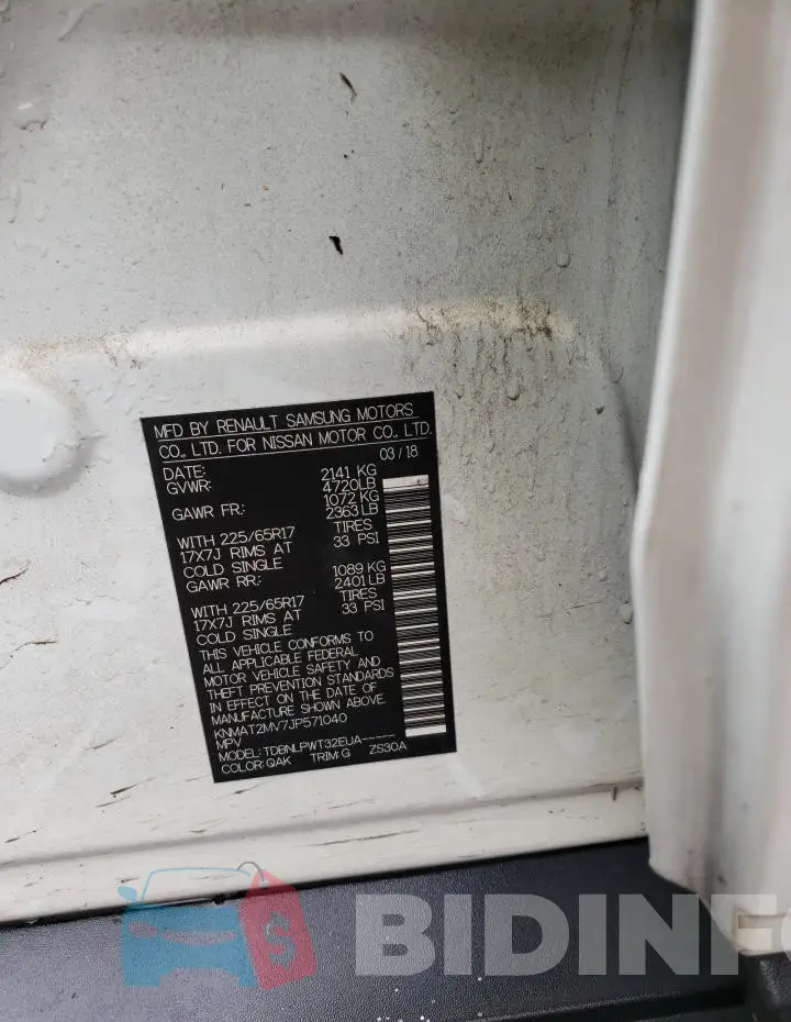 KNMAT2MV7JP571040 Photo# 13