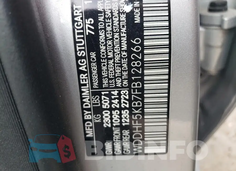WDDHF5KB7FB128266 Photo# 12