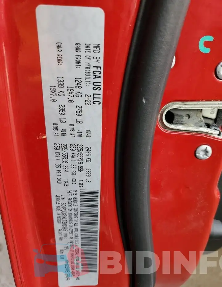 3C4PDCGBXLT201505 Photo# 13