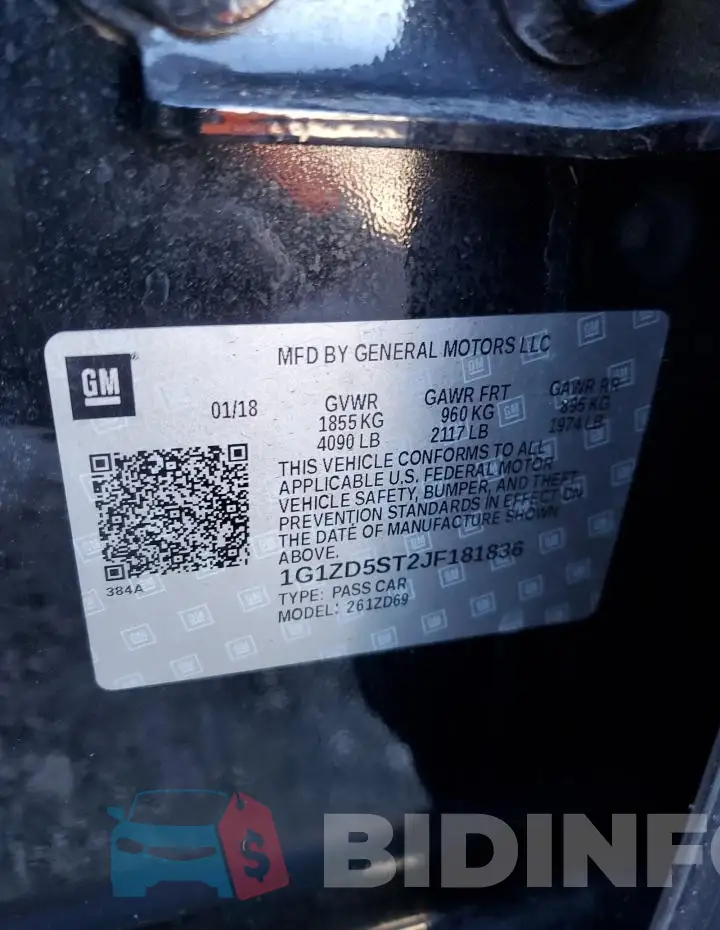 1G1ZD5ST2JF181836 Photo# 10