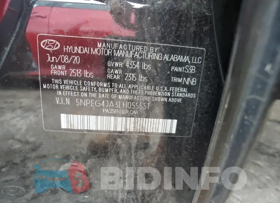 5NPEG4JA3LH055551 Photo# 12