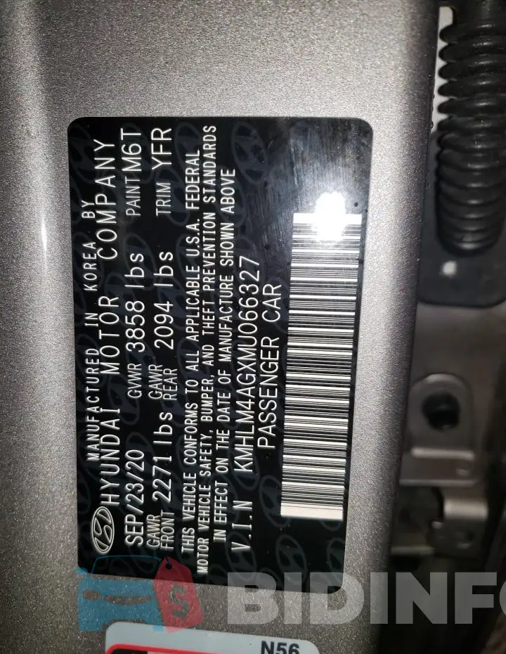 KMHLM4AGXMU066327 Photo# 13