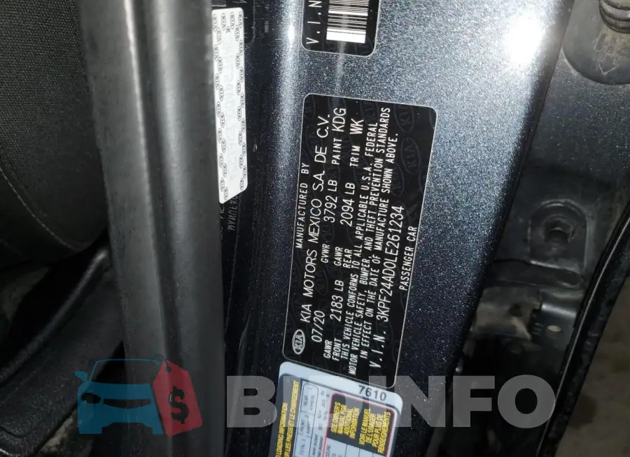 3KPF24AD0LE261234 Photo# 12