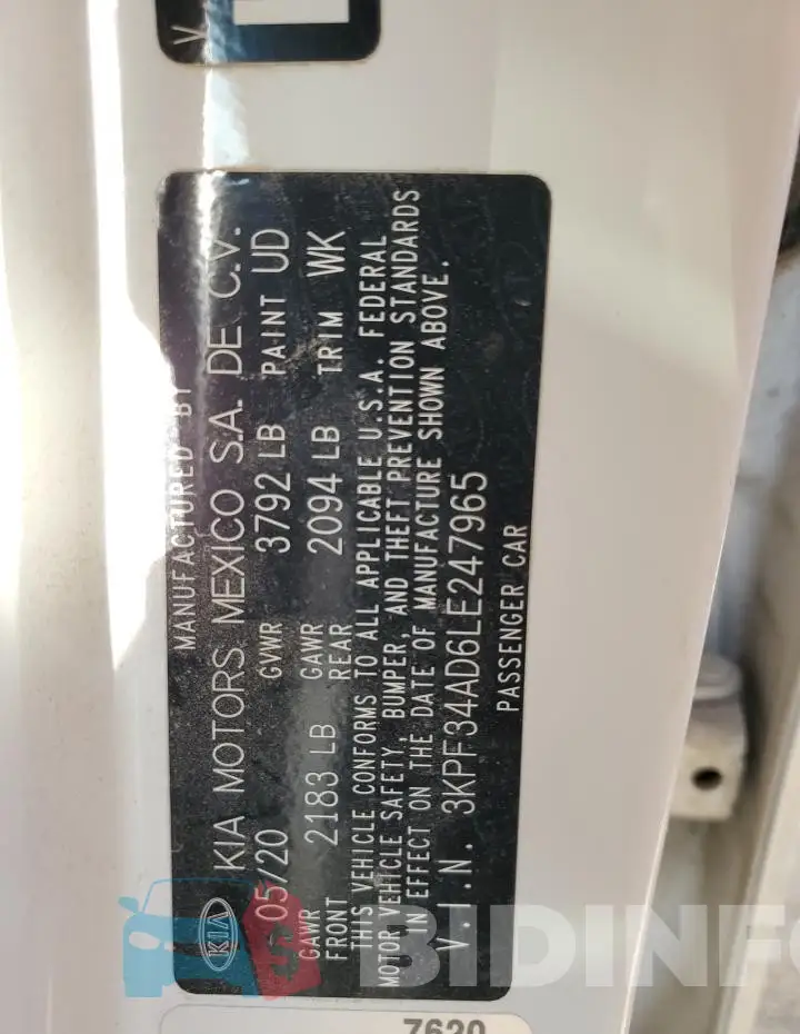 3KPF34AD6LE247965 Photo# 13