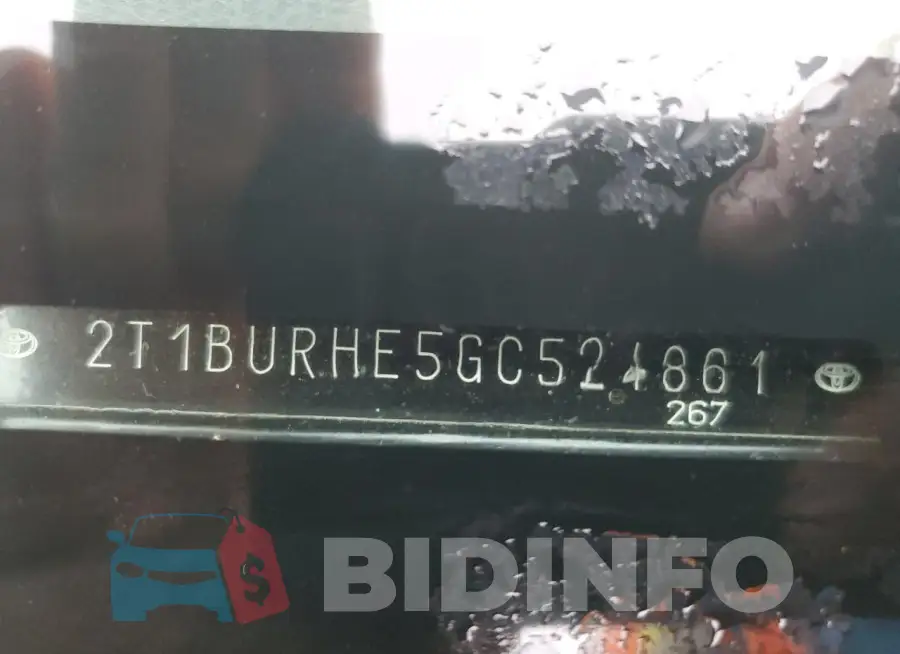 2T1BURHE5GC524861 Photo# 12