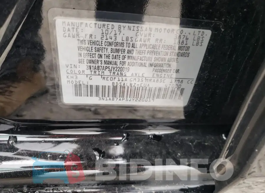 3N1AB7AP5JY220019 Photo# 12