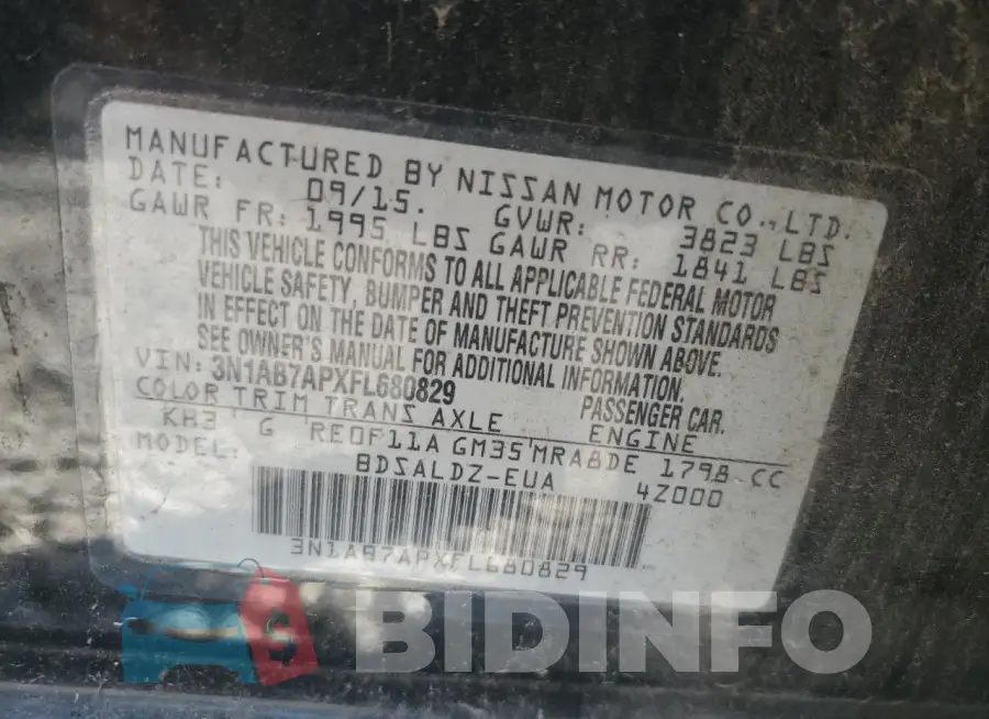 3N1AB7APXFL680829 Photo# 12