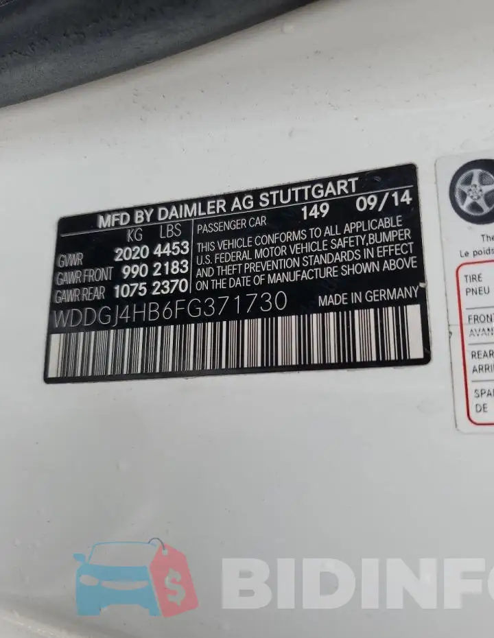 WDDGJ4HB6FG371730 Photo# 12