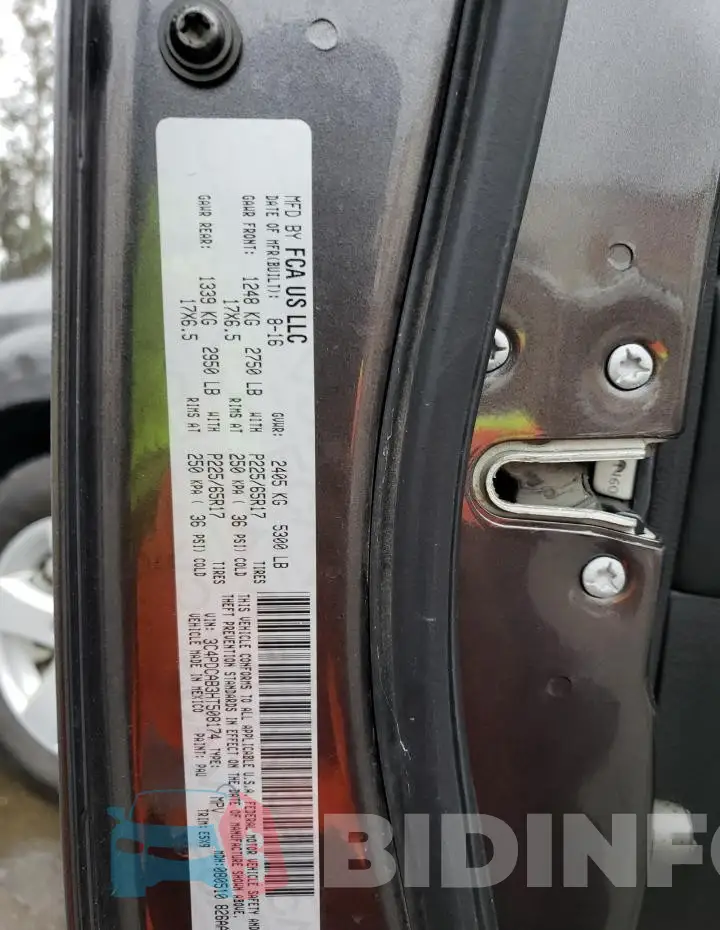 3C4PDCAB3HT508174 Photo# 13