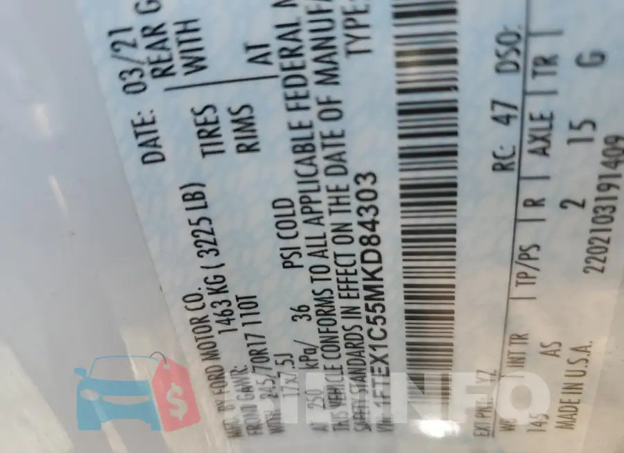 1FTEX1C55MKD84303 Photo# 12