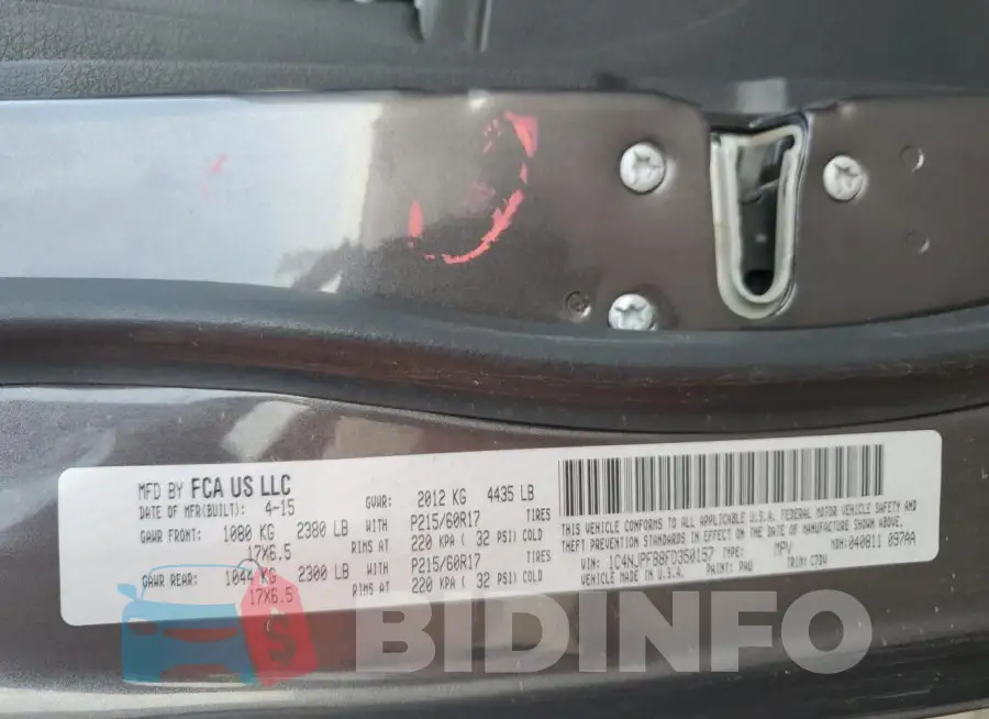 1C4NJPFB8FD350157 Photo# 14
