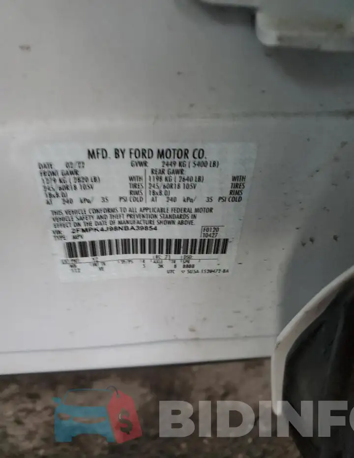 2FMPK4J98NBA39854 Photo# 13