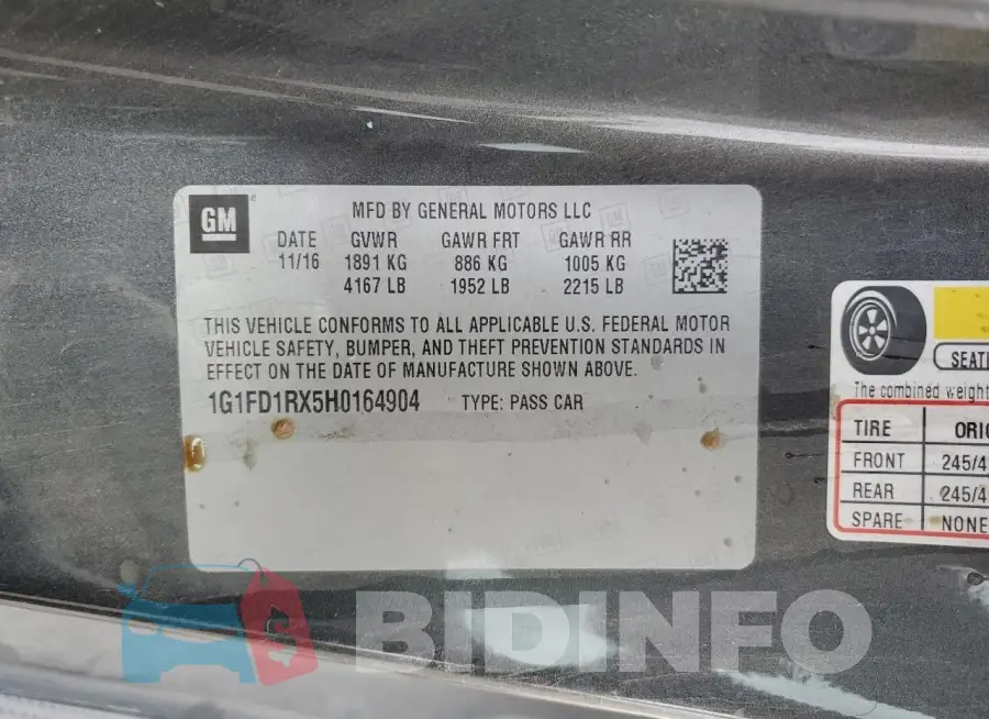 1G1FD1RX5H0164904 Photo# 12
