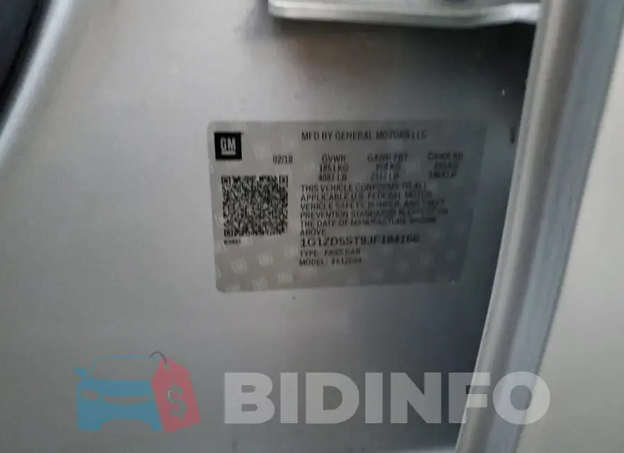 1G1ZD5ST9JF184166 Photo# 12