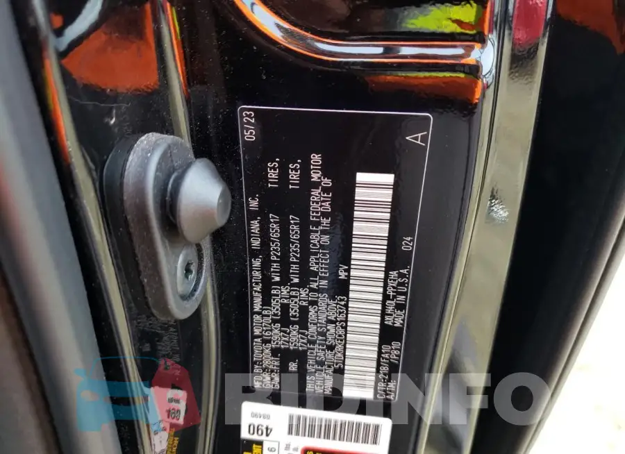 5TDKRKEC8PS163743 Photo# 13