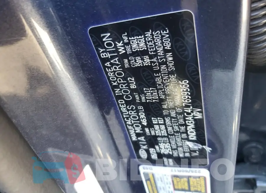 KNDPM3AC4L7699366 Photo# 12
