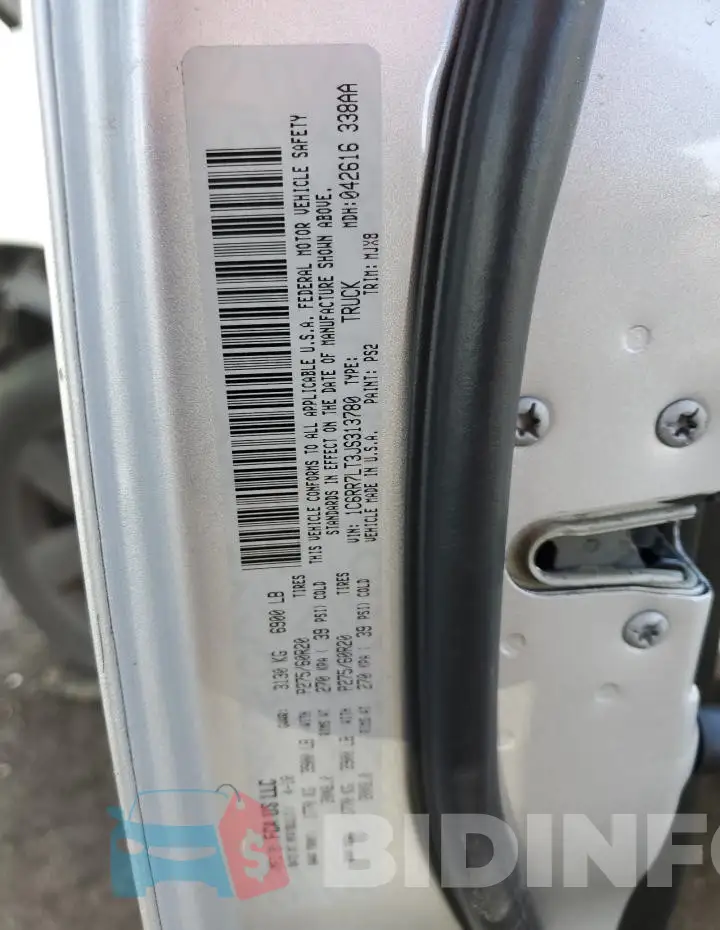 1C6RR7LT3JS313780 Photo# 12